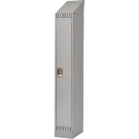 Lockers, 12" x 18" x 86", Steel, Grey, Knocked Down Dufferin Supply