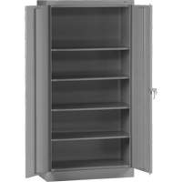 Armoire de rangement standard, Acier, 4 Tablettes, 72" h x 36" la x 18" P, Gris Dufferin Supply
