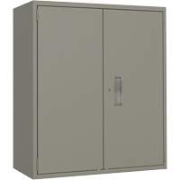 Lo-Boy Storage Cabinet, Steel, 2 Shelves, 40" H x 36" W x 18" D, Grey Dufferin Supply