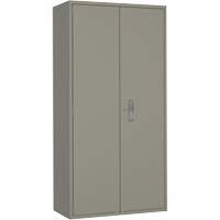 Hi-Boy Storage Cabinet, Steel, 4 Shelves, 72" H x 36" W x 18" D, Grey Dufferin Supply