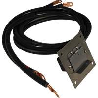 Plug-In Polarized Stainless Steel Socket Panel, 4 AWG, 5' Cable Dufferin Supply