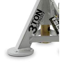 Performance Shorty Low Profile Jack Stands, 3 tons Capacity, 11" - 17" H Dufferin Supply