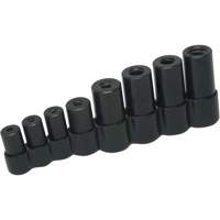 Tap Socket Set, 8 Pieces, 1/4"/3/8" Drive Size Dufferin Supply
