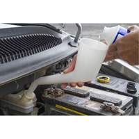 Entonnoir translucide &agrave; angle droit, Plastique Dufferin Supply