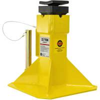 Jack Stands with Adjustable Screw Top Saddle, Locking Pin, 15-1/2" - 20-1/2" H Dufferin Supply