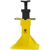 Jack Stands with Adjustable Screw Top Saddle, Locking Pin, 15-1/2" - 20-1/2" H Dufferin Supply