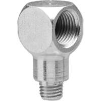 Grease Fitting Adapter with 90-Degree Angle, 1/4"-28 Thread Dufferin Supply