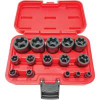 EP "Star" Plus Socket Set, 15 Pieces, 1/4"/3/8"/1/2" Drive Size Dufferin Supply