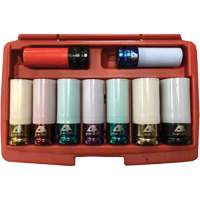 Thin Wall Master Impact Socket Set, 9 Pieces, 1/2" Drive Size Dufferin Supply