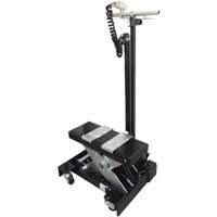 Low Profile Floor Service Jack, 12 Ton(s) Capacity, 7-1/2" Lowered, 15" Raised, Air Hydraulic Dufferin Supply