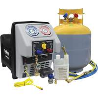 Twin Turbo Refrigerant Recovery System with 50 Lb DOT Tank Dufferin Supply