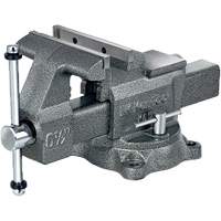 K65 Professional Workshop Vise, 6-1/2" Jaw Width, 3-7/8" Throat Depth, Swivel Base Dufferin Supply