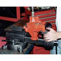 KT4800 Professional Reversible Mechanics Vise, 8" Jaw Width, 4-7/8" Throat Depth, Swivel Base Dufferin Supply