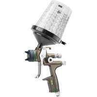 Pistolet de peinture de premi&egrave;re qualit&eacute; pour peinture automobile avec psi num&eacute;rique X5500 HVLP 1,2 I RPS D, Entr&eacute;e d'air 1/4" NPT, 15,19 pi³/min, Capacit&eacute; 0,6 L/0,9 L, 0,17 psi Dufferin Supply