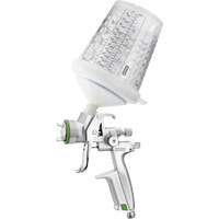 Pistolet de peinture de premi&egrave;re qualit&eacute; 4400?B HVLP?1,0 SR avec godet RPS 0,3?L, pour les retouches de finitions automobiles, Entr&eacute;e d'air 1/4" NPT, 4,24 pi³/min, Capacit&eacute; 0,3 L, 0,14 psi Dufferin Supply