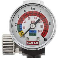 Air Micrometer with Gauge, 1/4" Male Thread & G 1/4" Female Thread Dufferin Supply