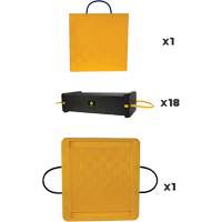20-Piece CribLok Composite Cribbing System Kit Dufferin Supply