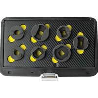 Threaded Leaf Spring Shackle Pin Remover & Installation Master Set, 7 Pieces, 1/2" Drive Size Dufferin Supply