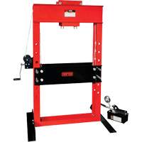 Air/Hydraulic Pump Operated Shop Press, 50 tons Capacity Dufferin Supply