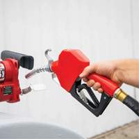 Pistolet de distribution automatique rouge pour essence Dufferin Supply