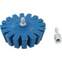 Roue &agrave; gomme &agrave; engrenage conique avec adaptateur d'arbre &agrave; connexion rapide Dufferin Supply