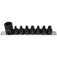 Jeu de douilles/embouts de boulon de caisse de camionnettes, 8 Morceaux, Prise de 1/2"/3/8" Dufferin Supply