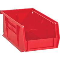 Bacs Hook-On Bins, 4" la x 3" H x 7" p, Rouge, Capacit&eacute; 10 lb Dufferin Supply
