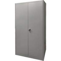 Storage Cabinet, Steel, 4 Shelves, 78" H x 36" W x 24" D, Grey Dufferin Supply
