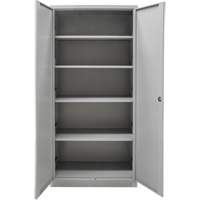 Armoires de rangement Hi-Boy, Acier, 4 Tablettes, 72" h x 36" la x 18" P, Gris Dufferin Supply