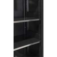 Armoire de rangement Hi-Boy, Acier, 4 Tablettes, 72" h x 36" la x 18" P, Noir Dufferin Supply