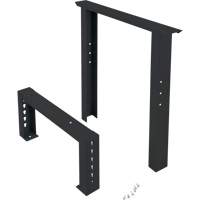 Pattes d'&eacute;tabli pour service industriel, Acier, 24" p x 34" h, Simple Dufferin Supply