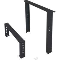 Pattes d'&eacute;tabli pour service industriel, Acier, 30" p x 34" h, Simple Dufferin Supply