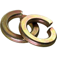 Rondelle d'arr&ecirc;t fendue, 1/2", Zinc jaune Dufferin Supply