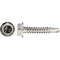 Rondelle hexagonale auto-perc&eacute;e Drill-X, #14 x 1" lo, Zingu&eacute; Dufferin Supply