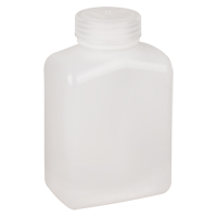 Easy-Grip Space-Saver Bottles, Rectangular, 16 oz., Plastic Dufferin Supply