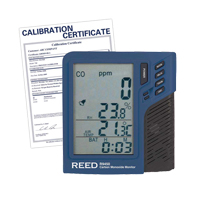 Carbon Monoxide Monitor with Temperature & Humidity (includes ISO Certificate) Dufferin Supply