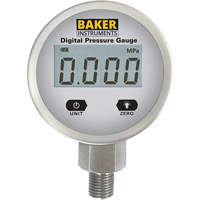 B5000 Series Pressure Gauge, 2-1/2" , 0 - 103.4 kPa/0 - 15 psi/0 - 416 in. w.c., Bottom Mount, Digital Dufferin Supply