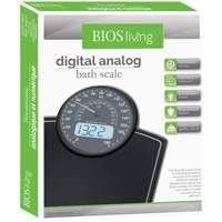 Digital Analog Scale, 396 lbs. Cap., 100 g / 0.2 lbs. Graduations Dufferin Supply