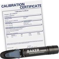 Refractometer with ISO Certificate, Analogue (Sight Glass), Salinity IC777 | Dufferin Supply