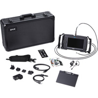 High-Performance Videoscope Kit with Dual HD Camera & Long Camera Probe, 1280" L x 720" W Display, 1024 x 600 pixels, 4.9 mm (0.19") Camera Head Dufferin Supply