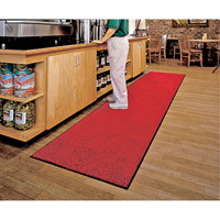 Tapis ColorStar, Essuie-pieds, 3' x 5' x 3/8", Rouge/noir Dufferin Supply