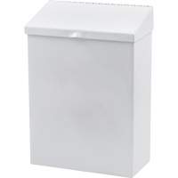 R&eacute;cipient en m&eacute;tal pour les produits menstruels Health Gards Dufferin Supply