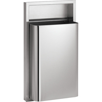 Waste Receptacles, Stainless Steel, 12 US gal. Dufferin Supply