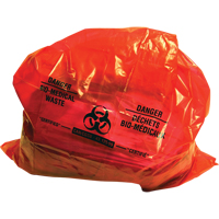 Sure-Guard Bio-Medical Waste Liners, Bio-Hazard, 38" L x 30" W, 2 mil Dufferin Supply