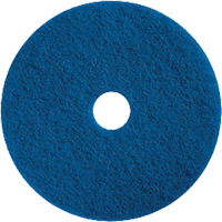 Floor Maintenance Pads, 15", Cleaning/Scrubbing, Blue Dufferin Supply