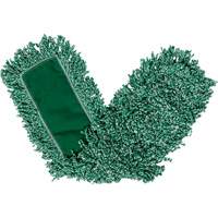 Vadrouille pour &eacute;pousseter en franges boucl&eacute;es, Style &agrave; enfiler, Microfibre, 36" lo x 5" la Dufferin Supply