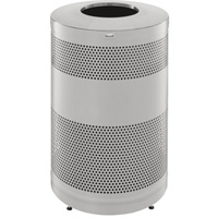 Classics Open Top Decorative Waste Bin, Stainless Steel, 51 US gal. Capacity Dufferin Supply