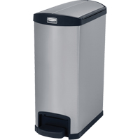 Slim Jim&reg; Waste Container, Stainless Steel, 13 US gal. Capacity Dufferin Supply