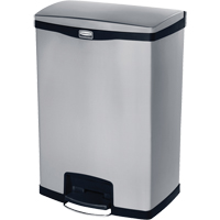 Slim Jim&reg; Waste Container, Stainless Steel, 24 US gal. Capacity Dufferin Supply