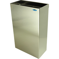 Wall Mounted Waste Receptacles, Stainless Steel, 11 US gal. Dufferin Supply